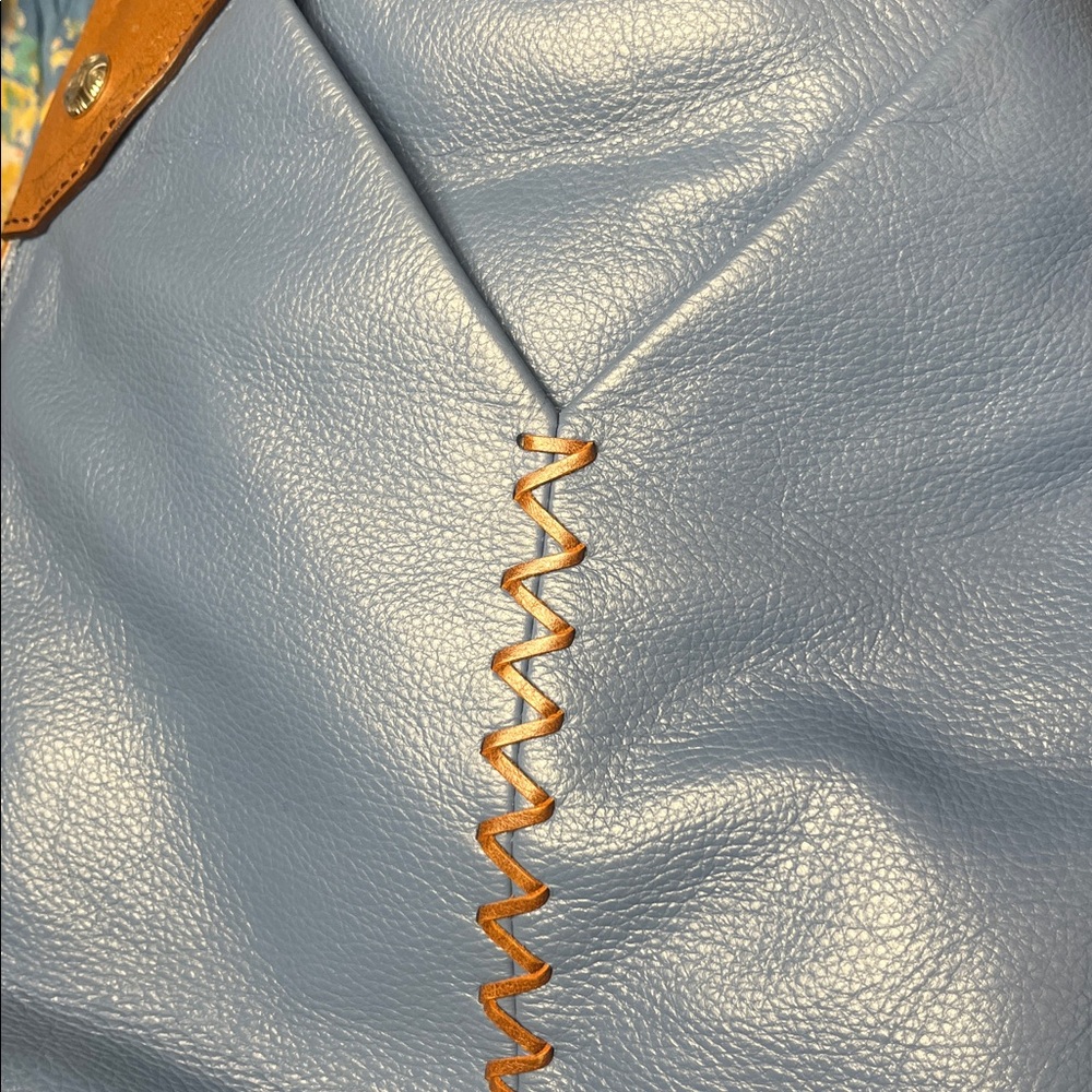 Brighton  Bags Leather
Shoulder Blue and Brown - Picture 9 of 10